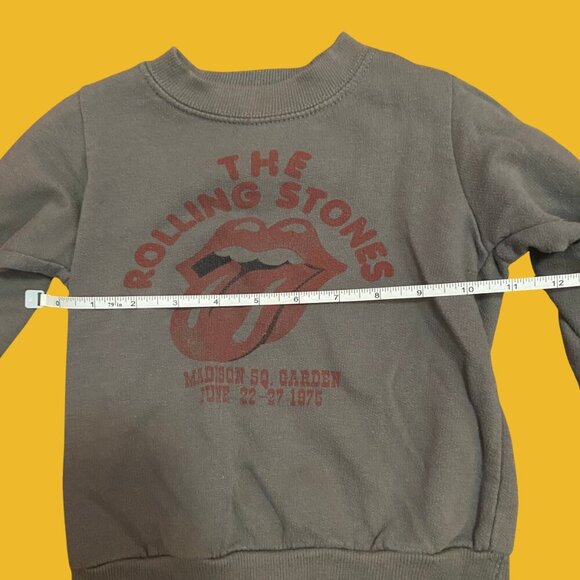 🎶 The Rolling Stones Toddler Sweatshirt – Vintage Rock Band Graphic Crewneck 3T - Picture 4 of 6